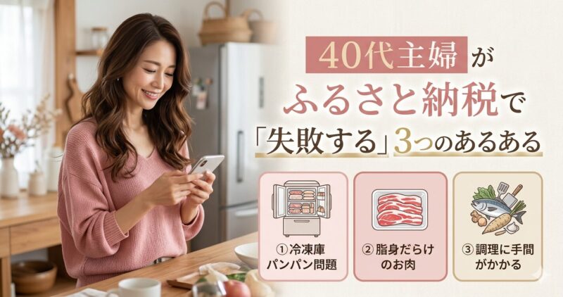 ふるさと納税 失敗しない 40代主婦
